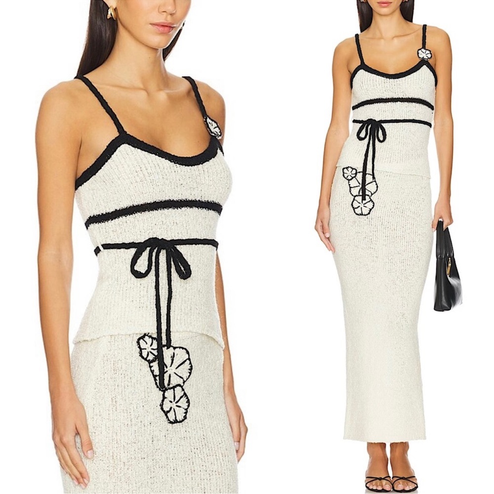 Asta Resort Camilla Camisole Ivory size Large NEW Revolve $280